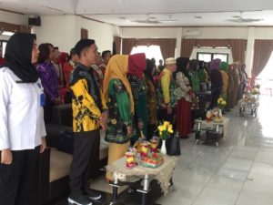 Kasubbag Umum BNNK Balangan Dwi Laksmi Wulandari,S.Pd, Hadir pada acara HARPI MELATI