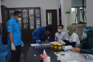 Pelaksanaan Tes Urine Pegawai PDAM Kabupaten Balangan