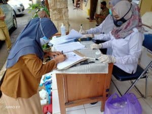 Pelaksanaan Tes Urine Pegawai Dinas Kesehatan Kabupaten Balangan