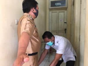 Pelaksanaan Tes Urine Pegawai Dinas Kesehatan Kabupaten Balangan