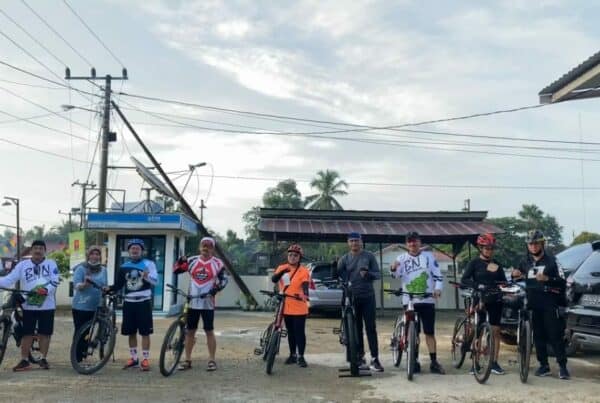 GOWES Jelajah Sepeda Wisata menuju Air Terjun Tayak Desa Uren Kec. Halong Kab. Balangan