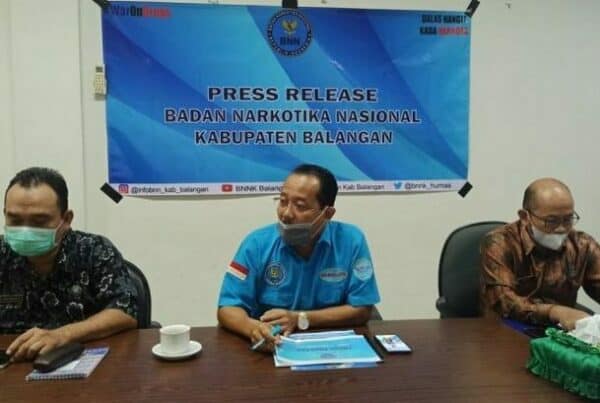BADAN Narkotika Nasional Kabupaten (BNNK) Balangan berhasil melampaui target merehabilitasi pecandu Narkotika di Kabupaten Balangan tahun 2021