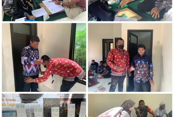 Pelaksanaan Tes Urine dalam rangka Desa Bersinar di Desa Matang Hanau Kecamatan Lampihong