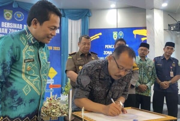 BNNK Balangan Lakukan Pencanangan Zona Integritas