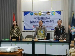 RAPAT KOORDINASI STAKEHOLDER TIM ASESMEN TERPADU (TAT) RAYONISASI BNN KABUPATEN BALANGAN