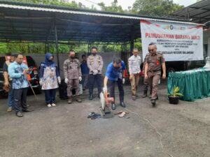 Pemusnahan Barang Rampasan yang telah mempunyai Kekuatan Hukum Tetap
