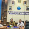 Menerima Kunjungan Kerja Kepala BNNP Kalimant