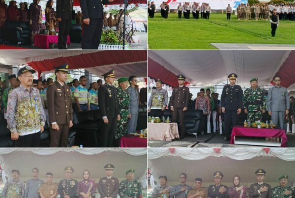 Kepala BNN Kabupaten Balangan menghadiri Undangan Upacara Pembinaan Tradisi Peringatan ke - 79 Hari Bhayangkara Tahun 2025