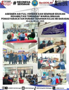 Asesmen ASI Full Version dan Seminar Edukasi Rehabilitasi kepada Warga Binaan Pemasyarakatan